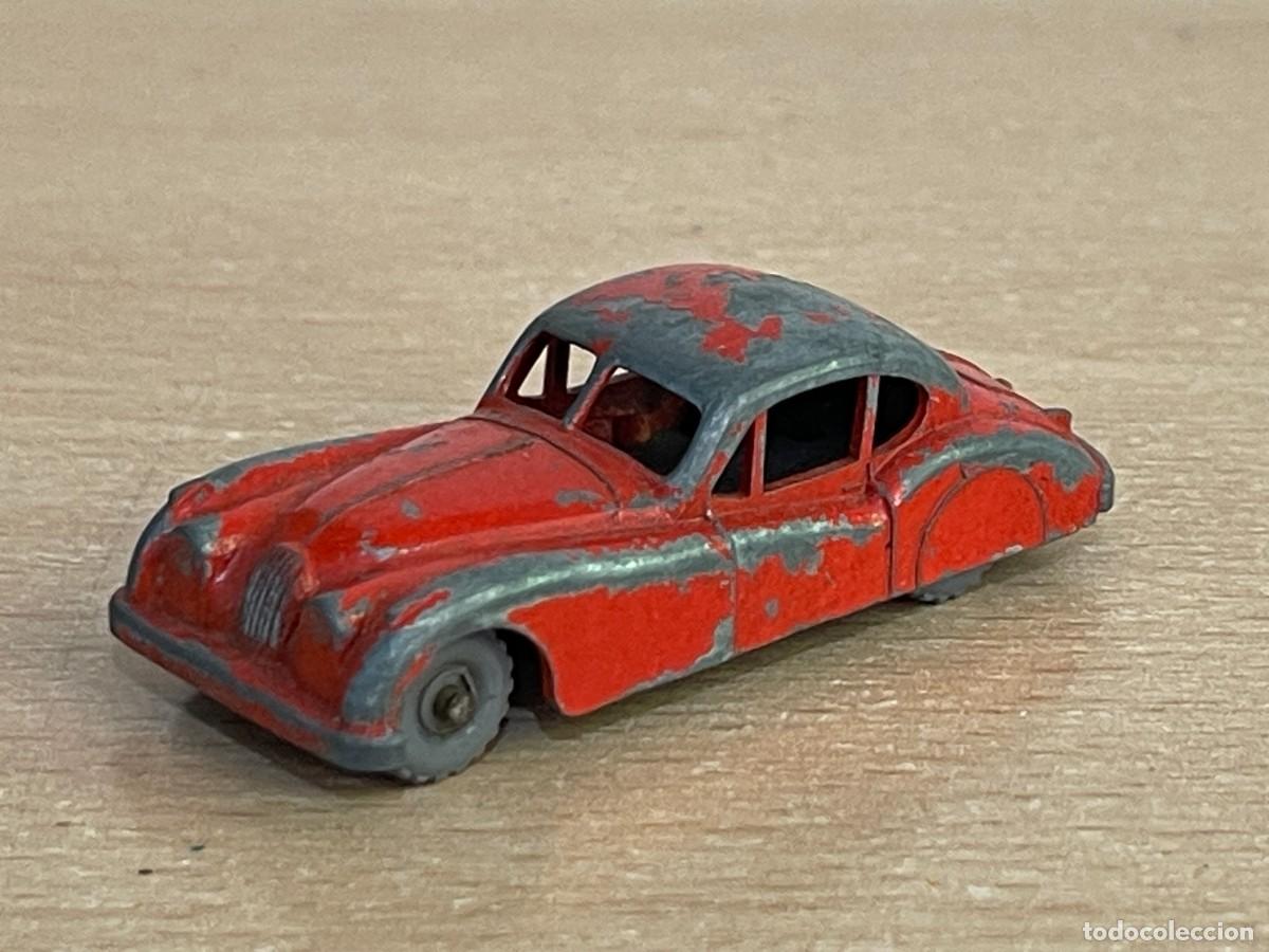 Coches a escala Matchbox: 283- Matchbox Lesney Jaguar XK140 N&ordm; 32 a&ntilde;os 60 antiguo coche Made in England die-cast metal car