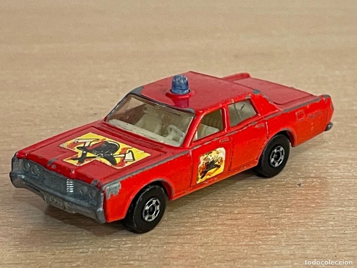 Coches a escala Matchbox: 285- Matchbox Lesney Superfast Ford Mercury Fire Chief Bomberos N&ordm; 59 or 73 a&ntilde;os 70 Made in England