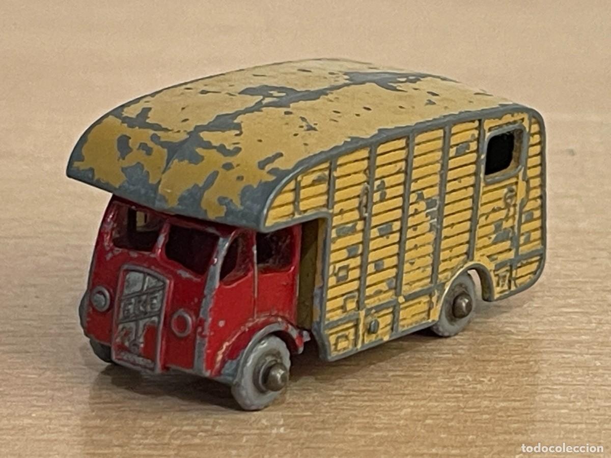 Coches a escala Matchbox: 291- Matchbox Lesney antiguo cami&oacute;n Marshall Horse Box MK7 N&ordm; 35 a&ntilde;os 60 Made in England truck