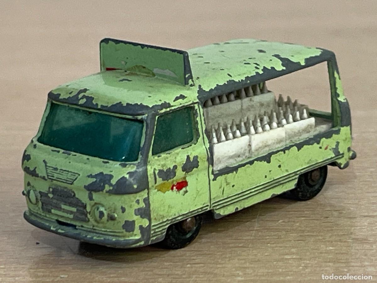 Coches a escala Matchbox: 292- Matchbox Lesney Commer Bottle Float Milk Van repartidora leche N&ordm;21 a&ntilde;os 60 Made in England