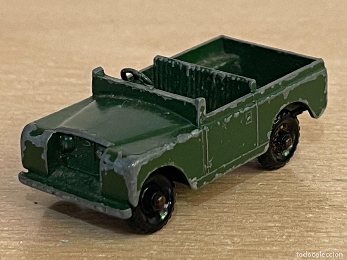 Coches a escala Matchbox: 293- Matchbox Lesney veh&iacute;culo militar Land Rover Series II N&ordm; 12 a&ntilde;os 60 Made in England jeep