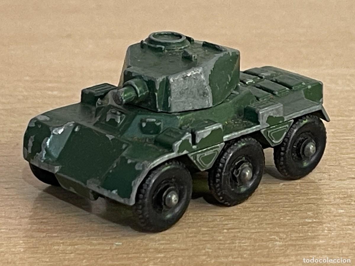Coches a escala Matchbox: 294 Matchbox Lesney veh&iacute;culo militar blindado Saladin Armoured Car 6x6 N&ordm; 67 a&ntilde;os 60 Made in Englan