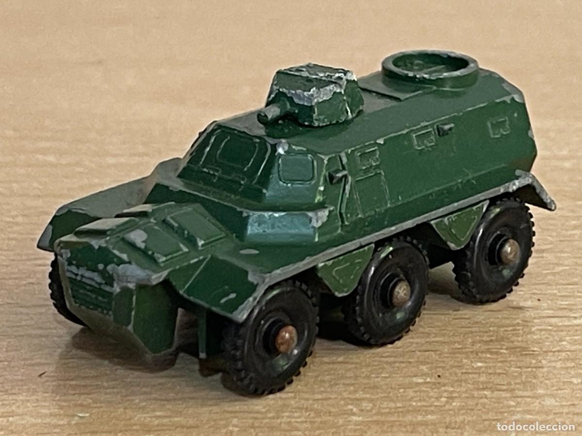 Coches a escala Matchbox: 295 Matchbox Lesney veh&iacute;culo militar blindado Saracen Personnel Carrier N&ordm; 54 a&ntilde;os 60 Made in Englan