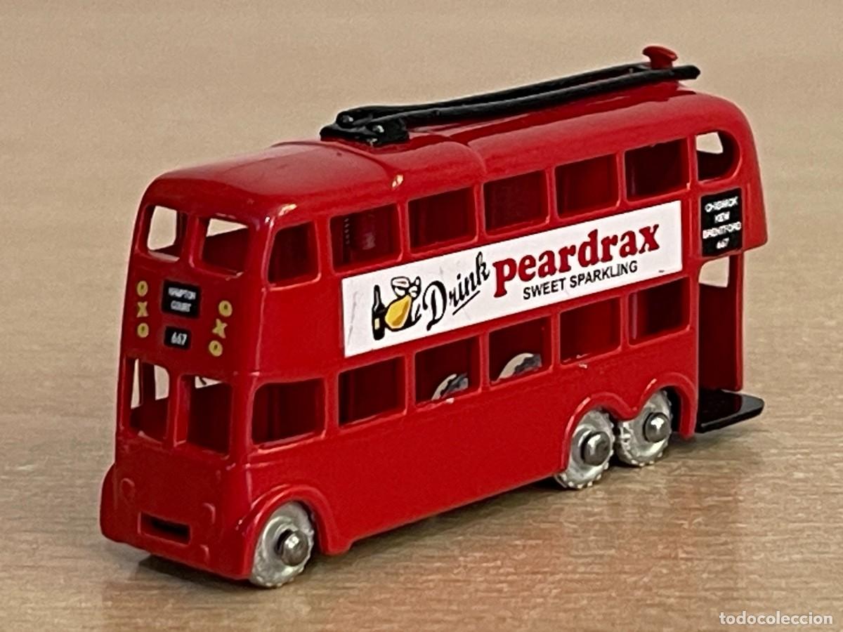 Modellautos Matchbox: 300- Matchbox Lesney Moko antiguo tranv&iacute;a London Trolleybus N&ordm; 56 a&ntilde;os 50 Made in England dos pisos