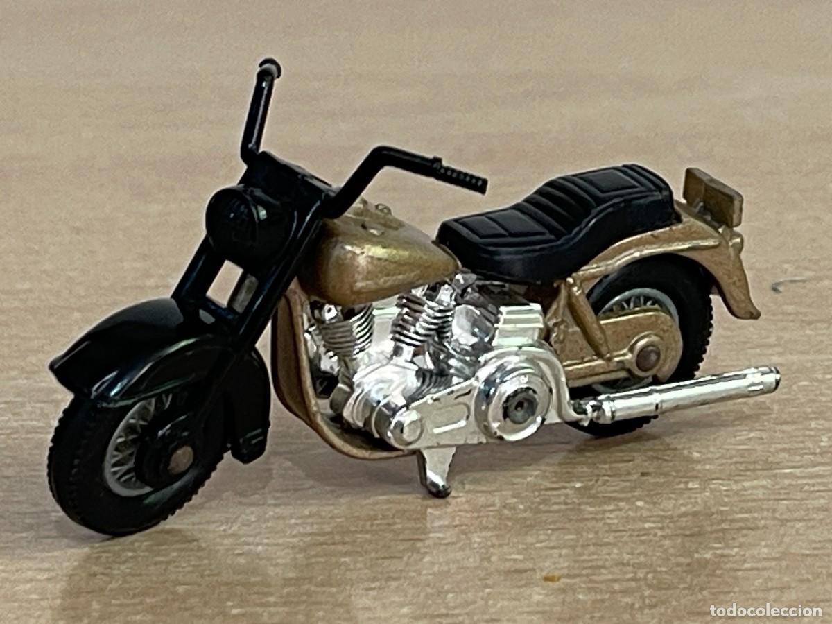 Voitures miniatures Matchbox: 302- Matchbox Lesney antigua moto Harley Davidson N&ordm; 50 a&ntilde;o 1980 Made in England die-cast bike