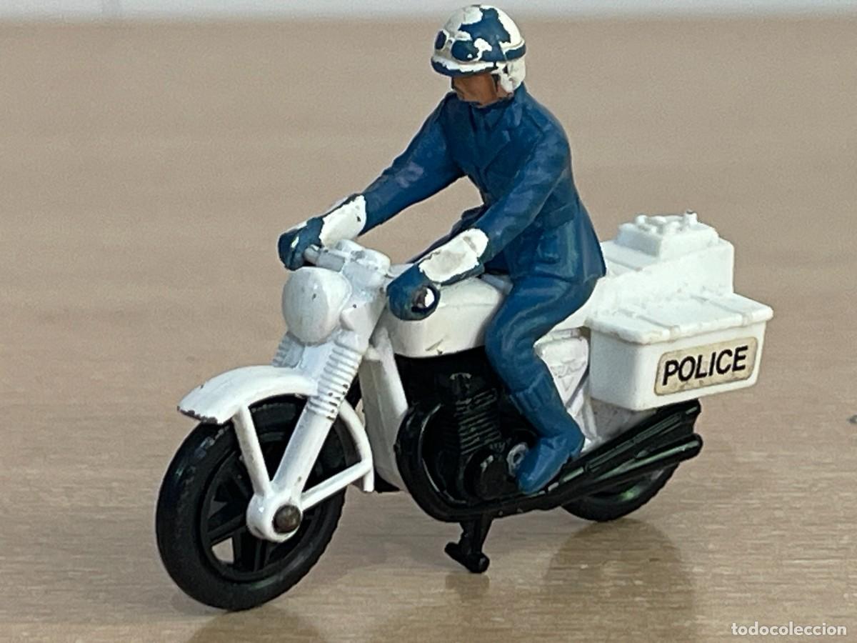 Voitures miniatures Matchbox: 303- Matchbox Lesney antigua moto Honda 750 Police N&ordm; 33 a&ntilde;o 1977 Made in England die-cast bike