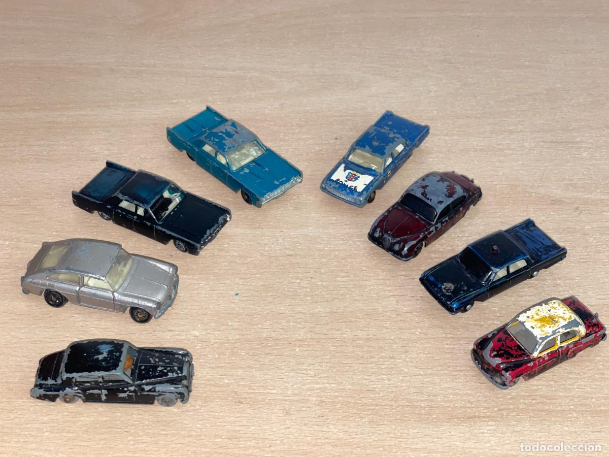 Coches a escala Matchbox: 309- Matchbox Lesney LOTE 8 coches Ford Fairlane Lincoln Continental Vauxhall Cresta Jaguar Rolls