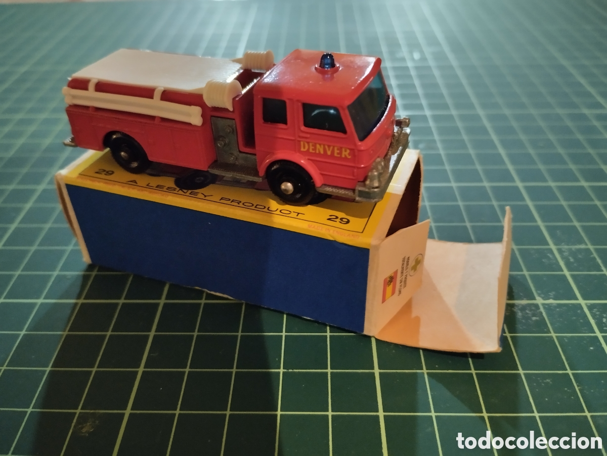 Carros em escala Matchbox: Matchbox pumper truck