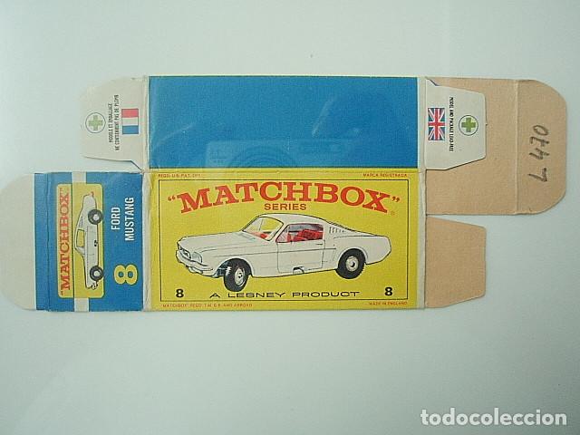 Coches a escala Matchbox: MATCHBOX RW 8 E FORD MUSTANG L 470