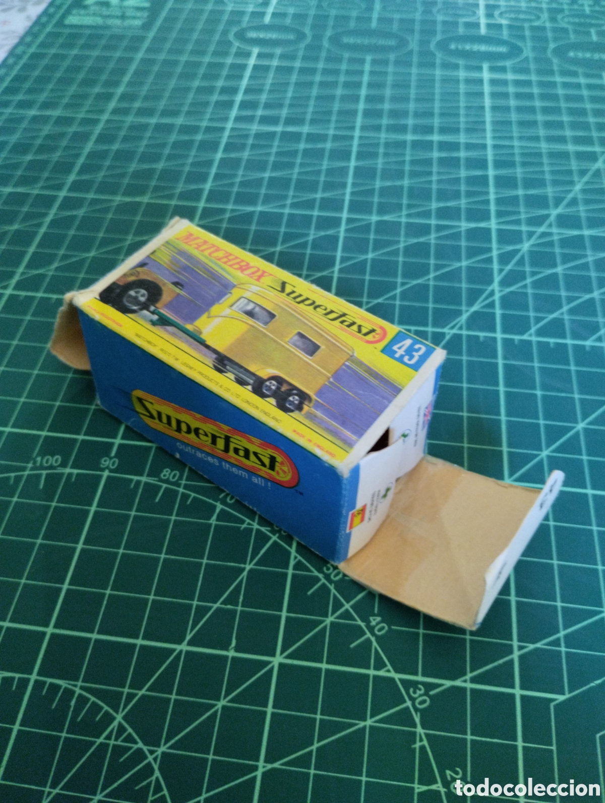 Coches a escala Matchbox: Matchbox caja original vac&iacute;a pony trailer