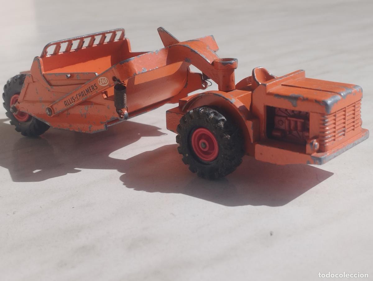 Coches a escala Matchbox: TRACTOR DUMPER ALLIS CHALMERS MOTOR SCRAPER TIPO CATERPILLAR MATCHBOX LESNEY SERIES KING SIZE 6