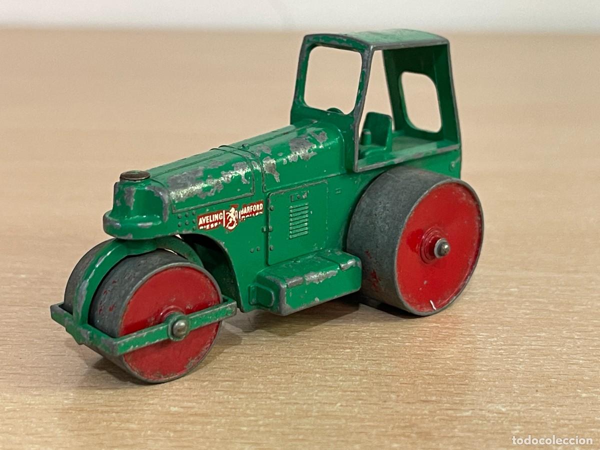 Coches a escala Matchbox: 317- Matchbox Lesney Apisonadora Aveling Barford Road Roller N&ordm; 9 a&ntilde;os 50 Made in England King Size