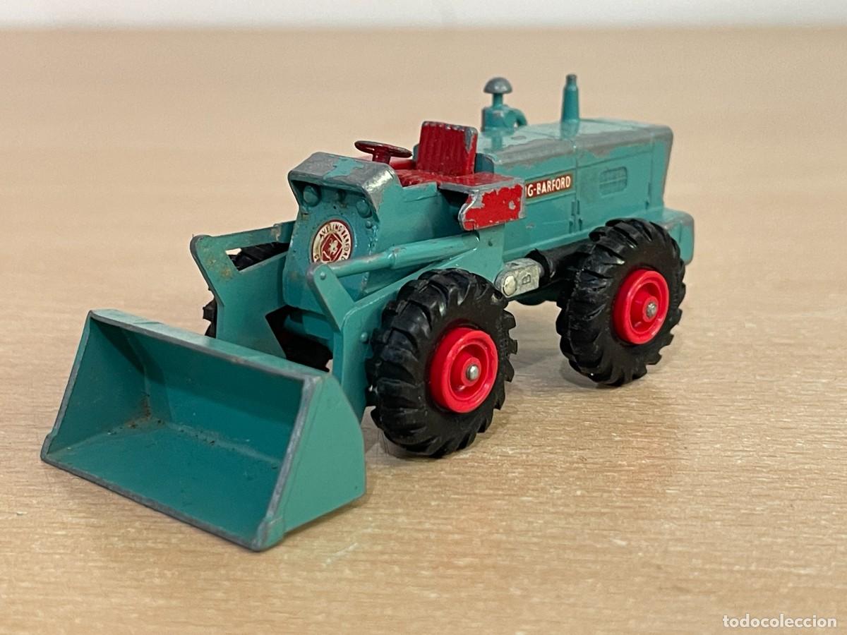 Coches a escala Matchbox: 318- Matchbox Lesney Aveling Barford Tractor Shovel N&ordm; 10 a&ntilde;os 60 Made in England King Size