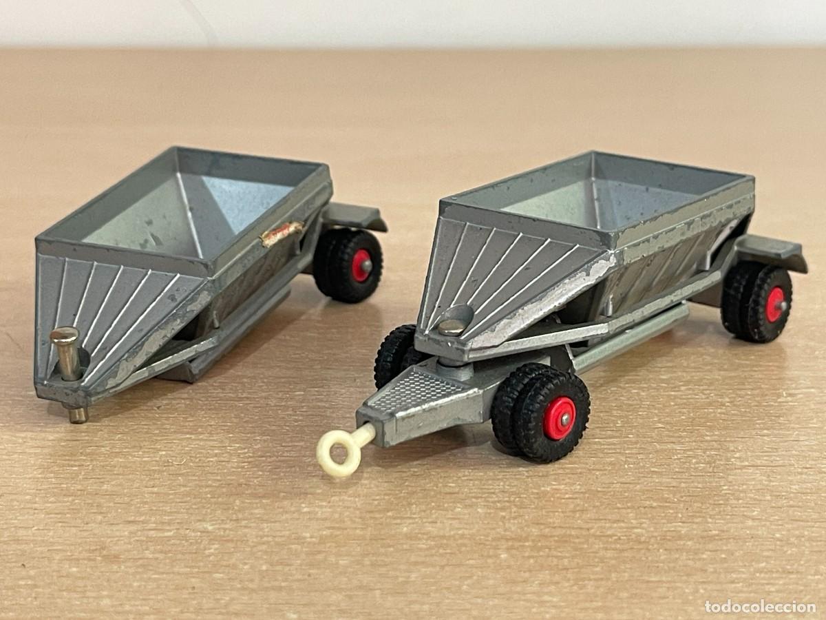 Coches a escala Matchbox: 331- Matchbox Lesney Fruehauf Hopper Train King Size N&ordm; M4 Made in England trailer