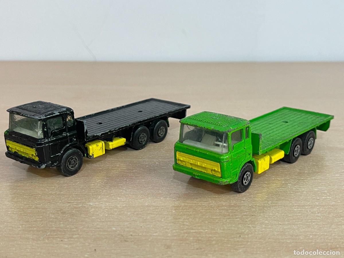 Coches a escala Matchbox: 335- Matchbox Lesney LOTE 2 Camiones K-13/20 DAF Truck Super Kings a&ntilde;o 1971 Made in England lorry