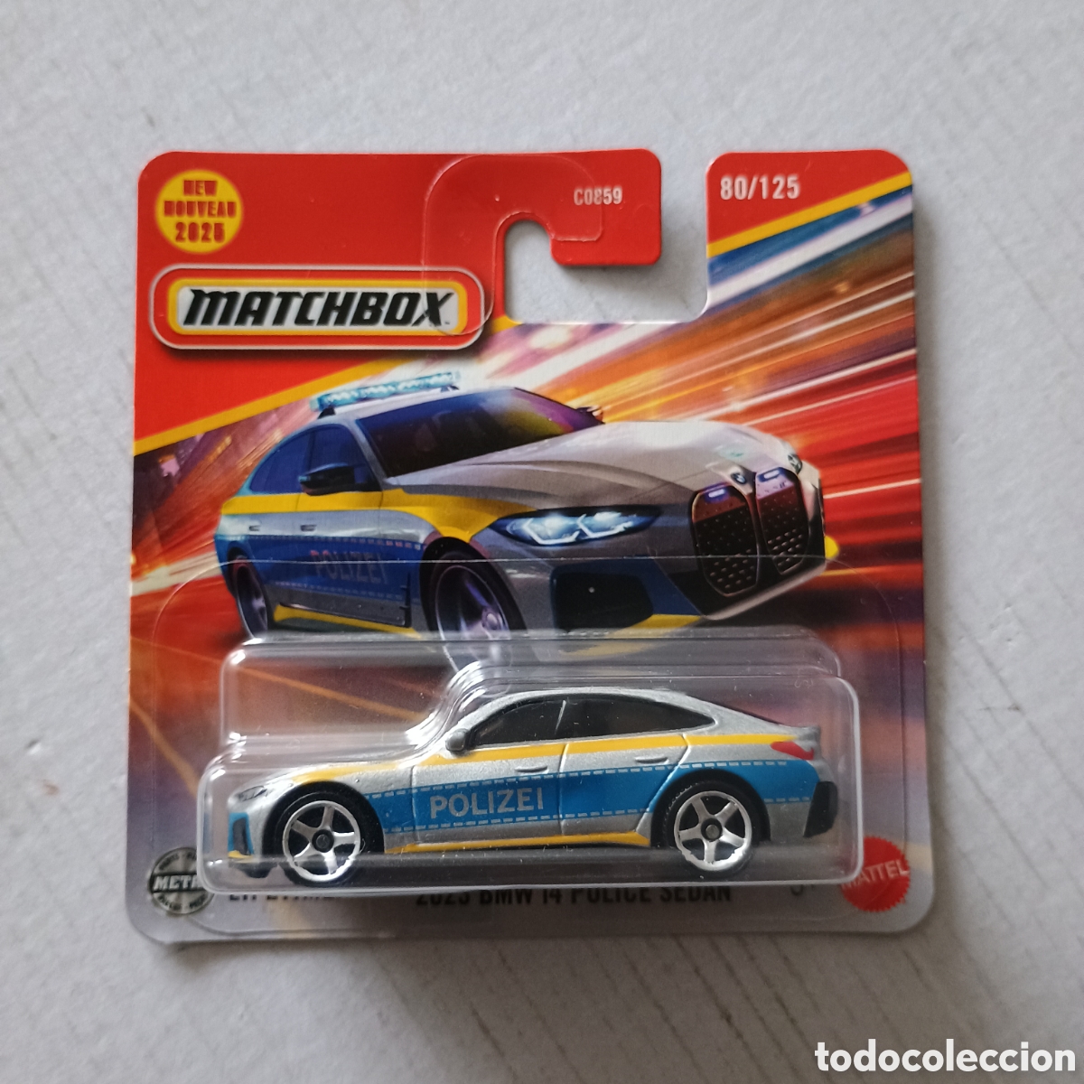 Coches a escala Matchbox: Matchbox 2023 BMW i4 Police Sedan