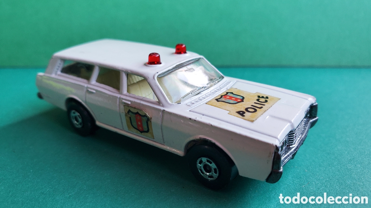 Coches a escala Matchbox: MATCHBOX.SUPERFAST MERCURY POLICE CAR. MADE IN ENGLAND.