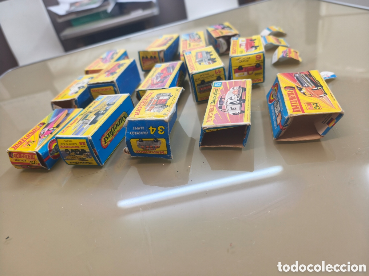 Coches a escala Matchbox: Lote cajas vac&iacute;as matchbox - Foto 2