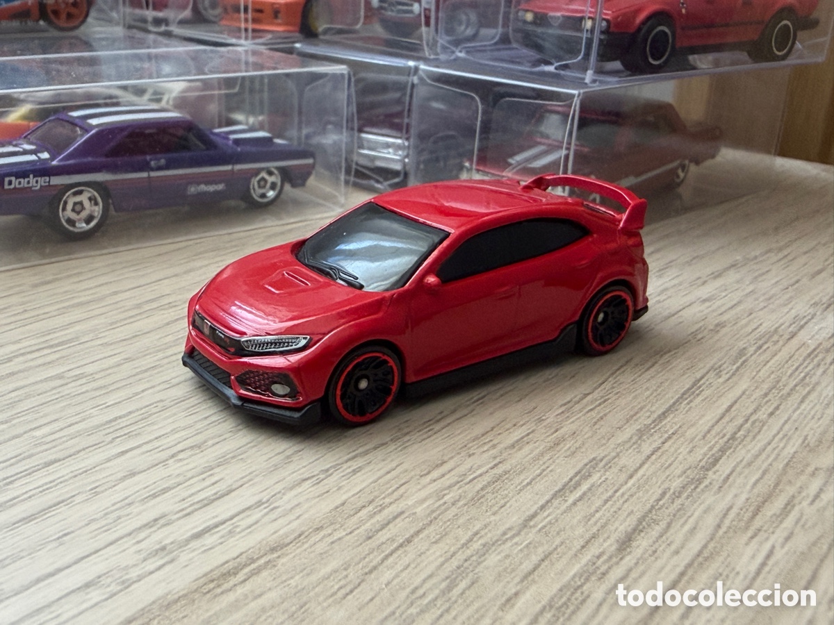 Coches a escala Matchbox: Hot Wheels Honda Civic Type R 1/64 rojo