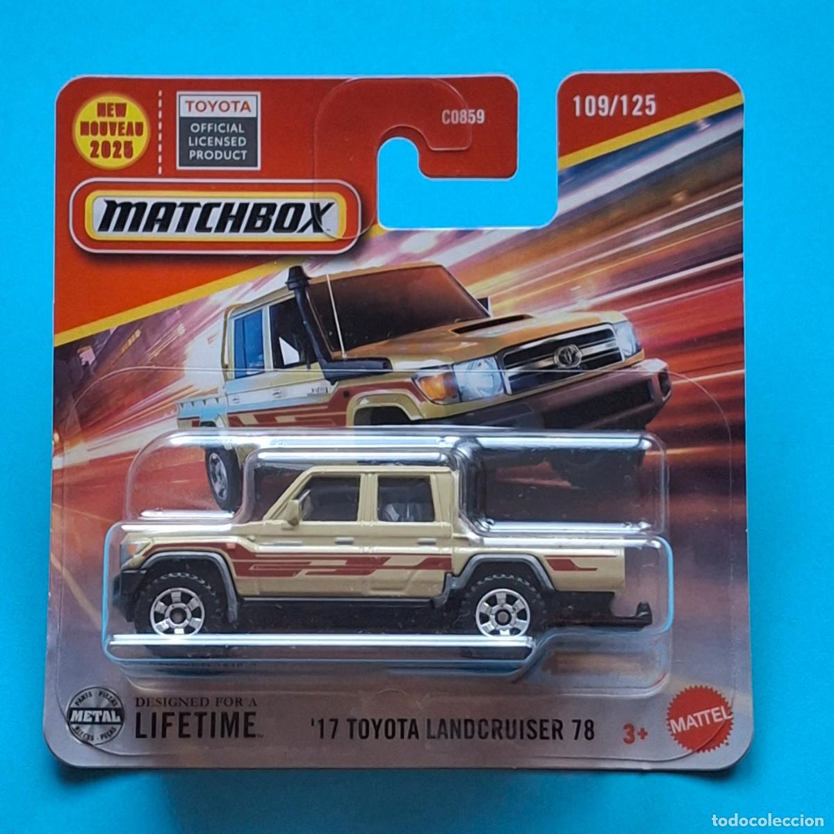 Coches a escala Matchbox: MATCHBOX 2025 109/125 - &acute;17 TOYOTA LANDCRUISER LAND CRUISER 78 - NUEVO EN BLISTER - ESCALA 1:64