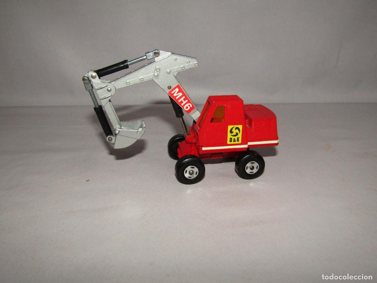 Coches a escala Matchbox: Antigua Excavadora HIDRAULIC EXCAVATOR de MATCHBOX de LESNEY del A&ntilde;o 1970