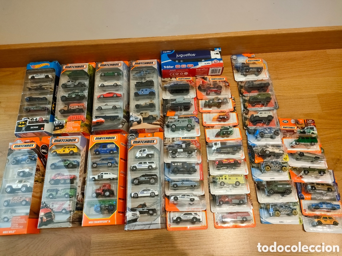 Coches a escala Matchbox: 73 VEH&Iacute;CULOS HOTWHEELS Y MATCHBOX