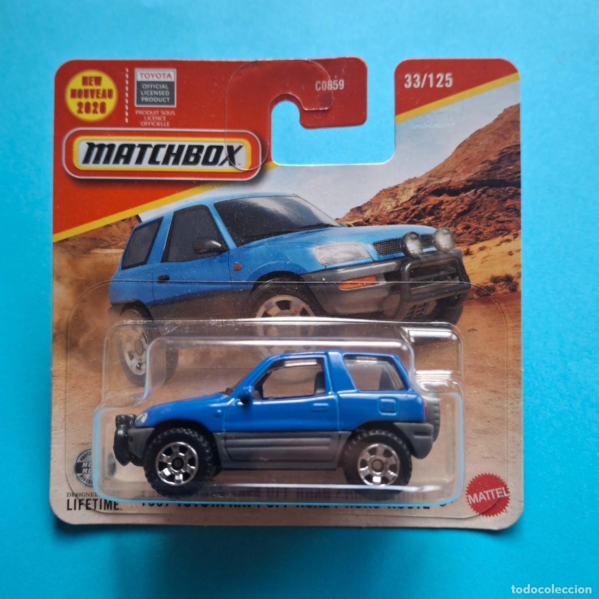 Coches a escala Matchbox: MATCHBOX 2026 33/125 - 1997 TOYOTA RAV4 ROAD RAV 4 - NUEVO EN BLISTER - 1/64