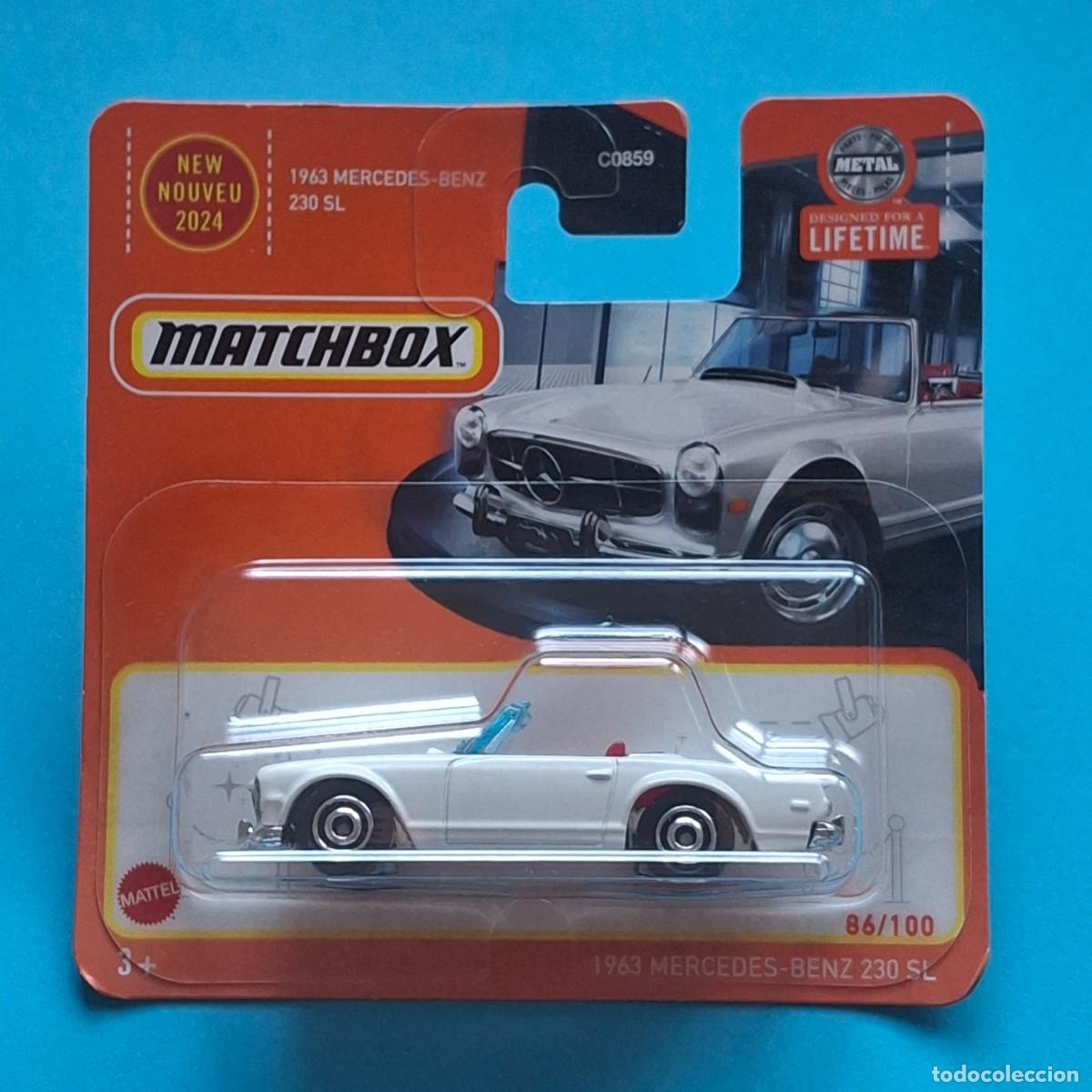 Coches a escala Matchbox: MATCHBOX 2024 86/100 - 1963 MERCEDES BENZ 230 SL - NUEVO EN BLISTER - ESCALA 1:64