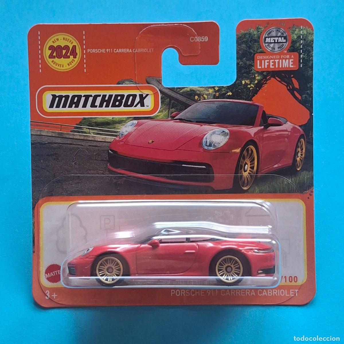 Coches a escala Matchbox: MATCHBOX 2024 79/100 - PORSCHE 911 CARRERA CABRIO CABRIOLET - NUEVO EN BLISTER - ESCALA 1:64