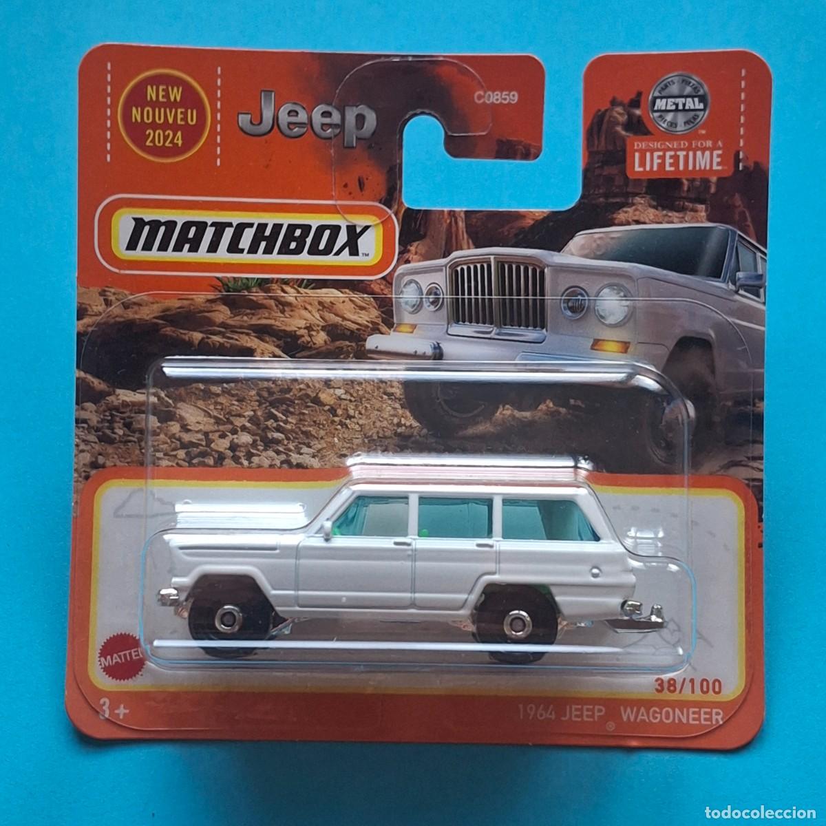 Coches a escala Matchbox: MATCHBOX 2024 38/100 - 1964 JEEP WAGONEER - NUEVO EN BLISTER - ESCALA 1:64