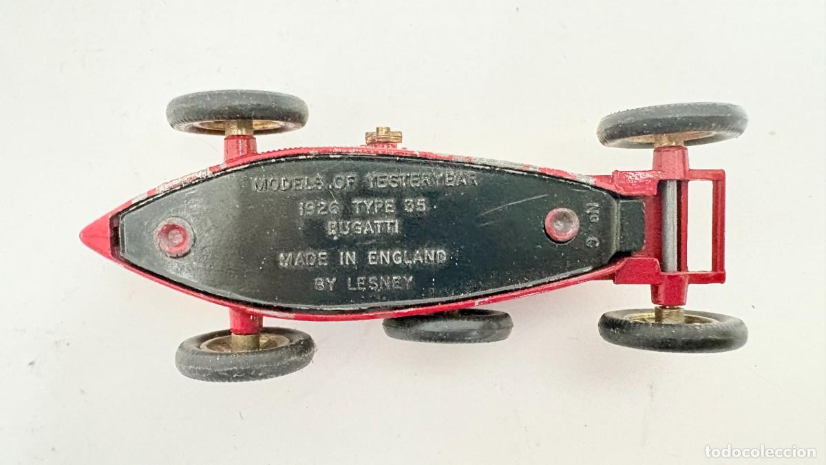 Coches a escala Matchbox: COCHE 1926 TYPE 35 BUGATTI Y-6 MATCHBOX LESNEY - Foto 9