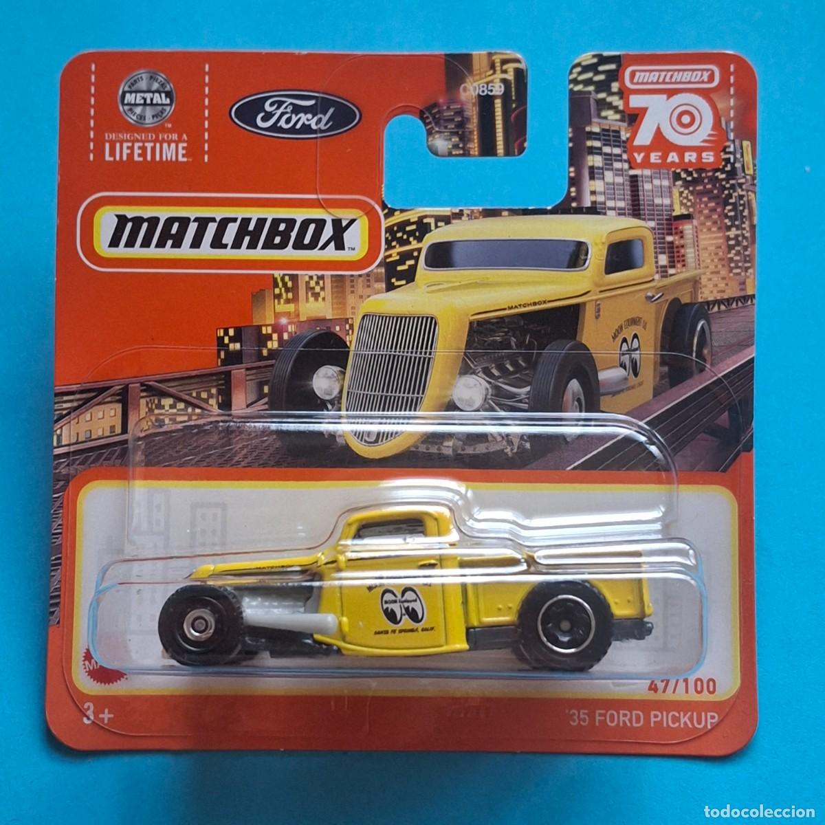 Coches a escala Matchbox: MATCHBOX 2023 47/100 - &acute;35 FORD PICK-UP PICKUP 1935 - NUEVO EN BLISTER - ESCALA 1:64