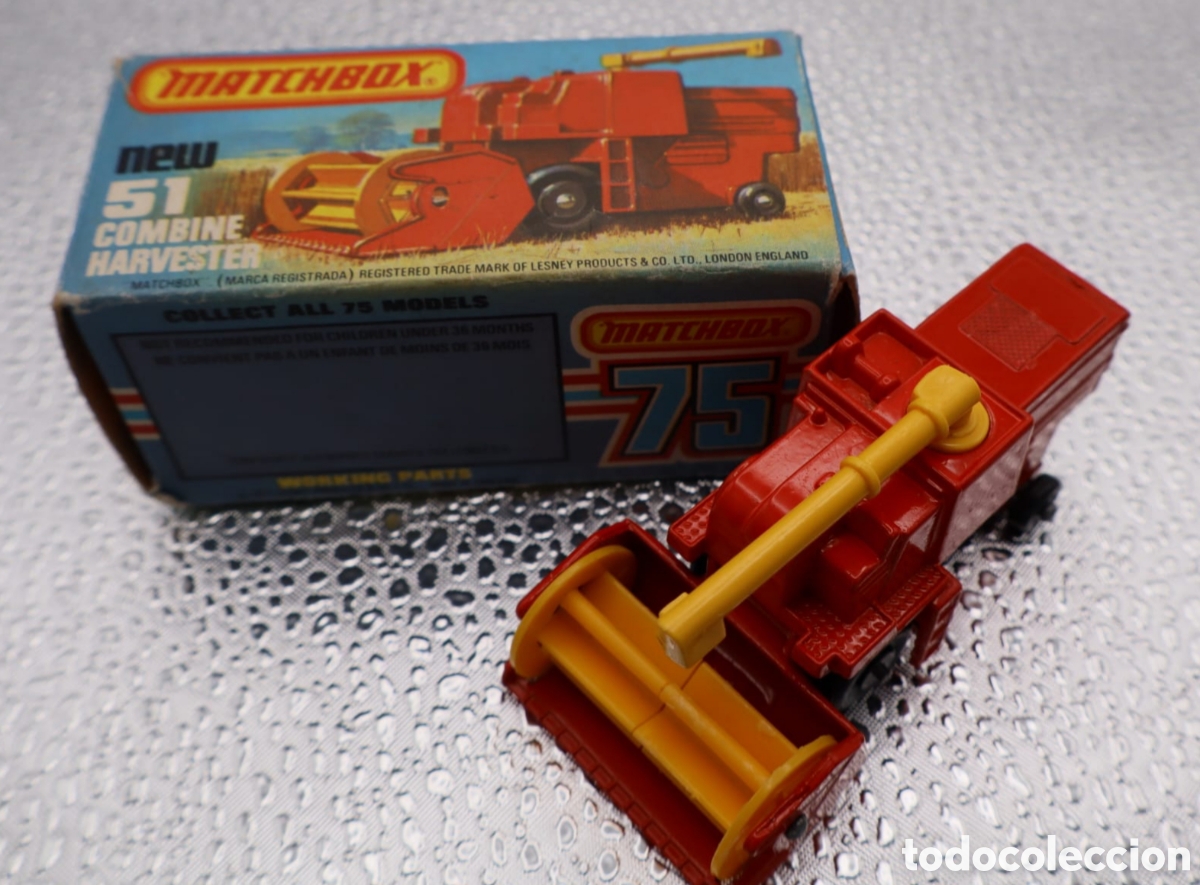 Coches a escala Matchbox: Matchbox cosechadoraTrilladora Cosechadora Combine Harvester n&ordm; 51, , Matchbo
