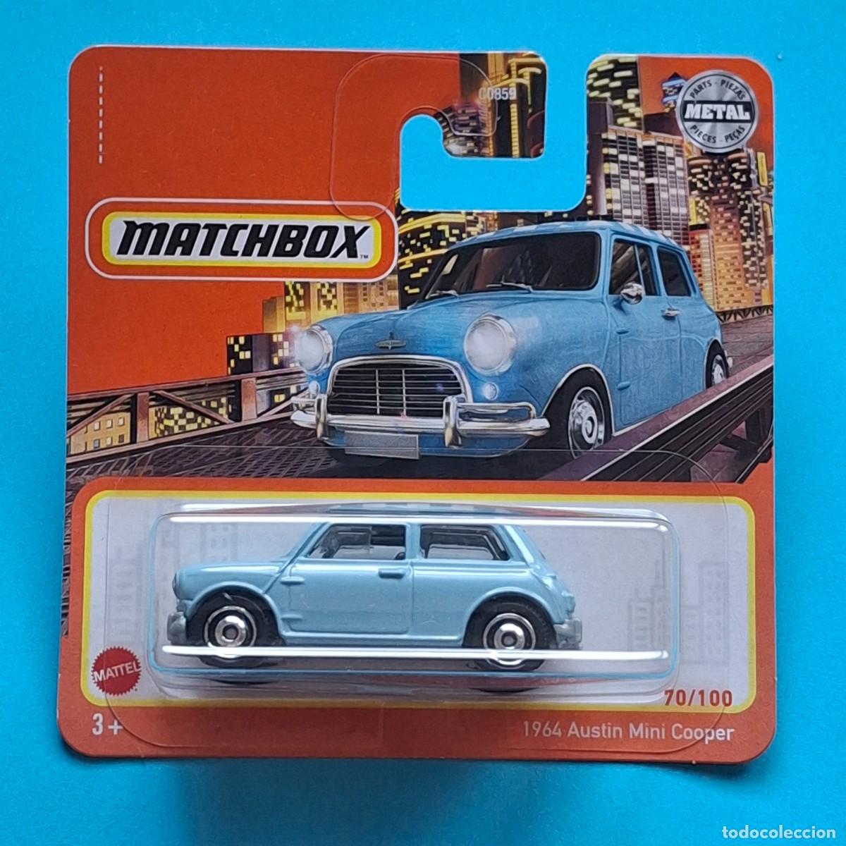 Coches a escala Matchbox: MATCHBOX 2021 70/100 - 1964 AUSTIN MINI COOPER - NUEVO EN BLISTER - ESCALA 1:64