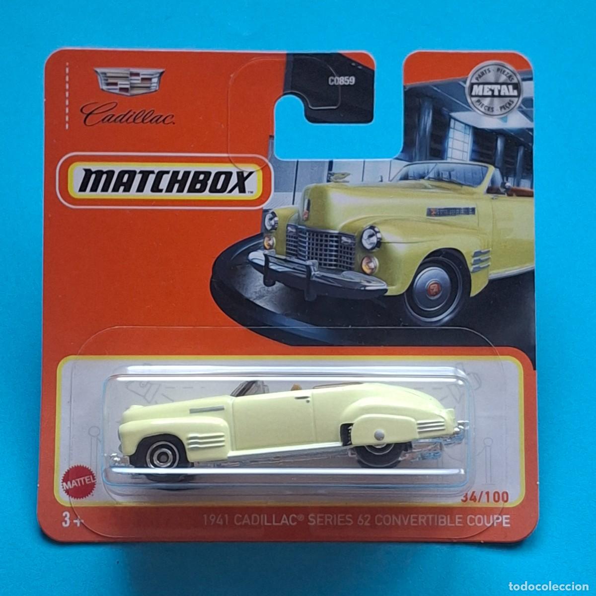 Coches a escala Matchbox: MATCHBOX 2021 34/100 - 1941 CADILLAC SERIES 62 CONVERTIBLE COUPE - NUEVO EN BLISTER - ESCALA 1:64