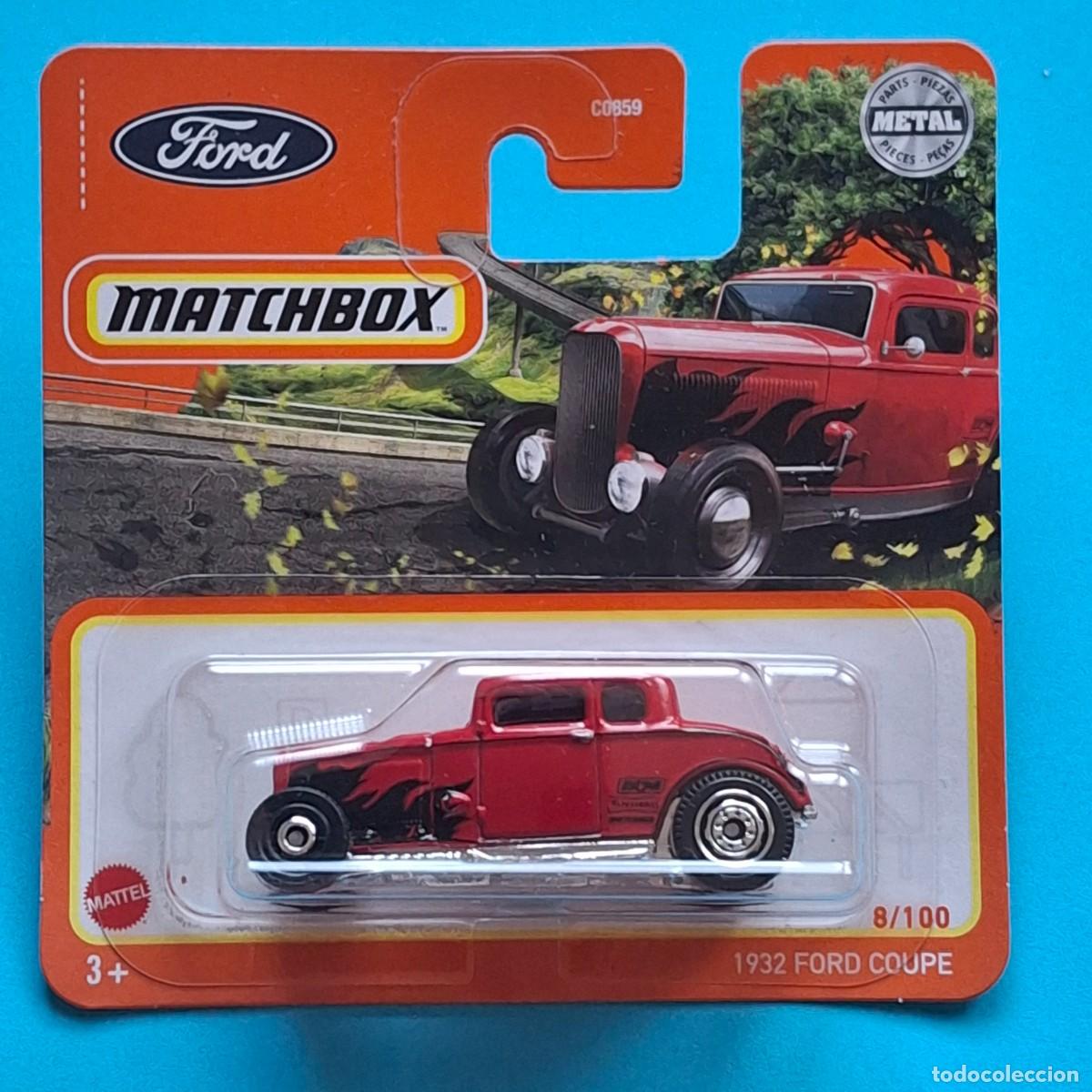 Coches a escala Matchbox: MATCHBOX 2021 8/100 - 1932 FORD COUPE - NUEVO EN BLISTER - ESCALA 1:64
