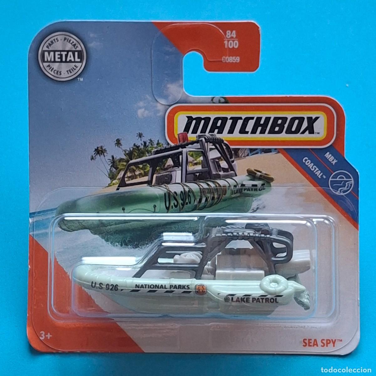 Coches a escala Matchbox: MATCHBOX 2020 84/100 - SEA SPY LANCHA - NUEVO EN BLISTER - ESCALA 1:64