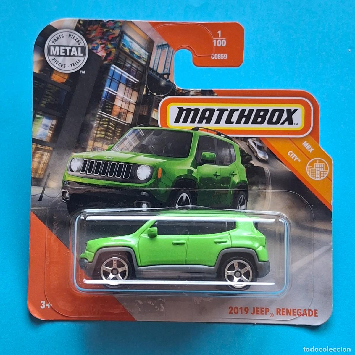Coches a escala Matchbox: MATCHBOX 2020 1/100 - 2019 JEEP RENEGADE - NUEVO EN BLISTER - ESCALA 1:64
