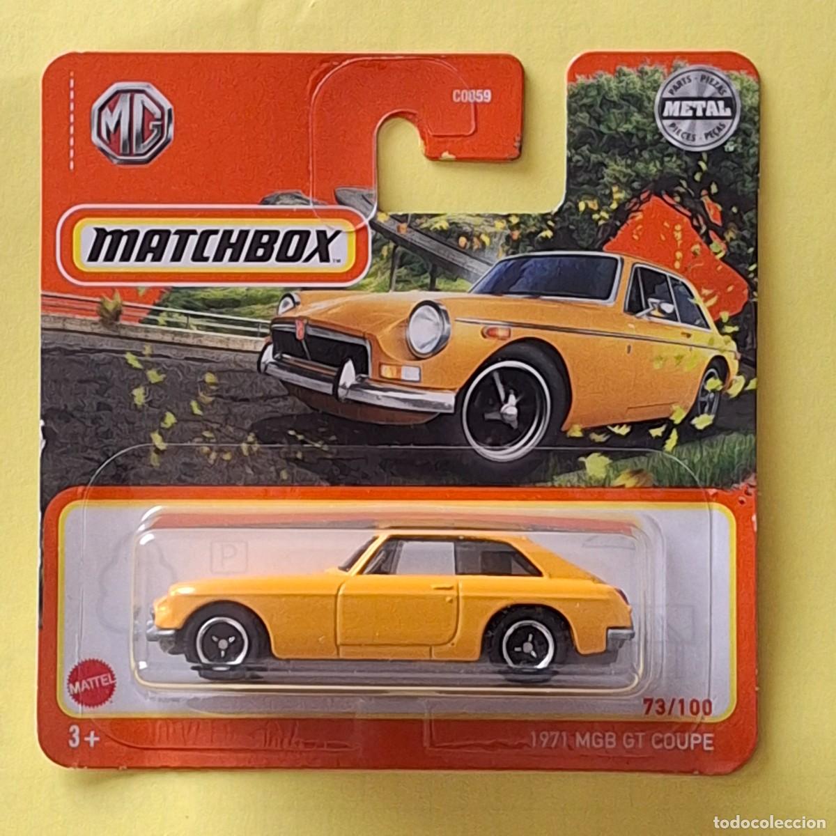 Coches a escala Matchbox: MATCHBOX 2022 73/100 - 1971 MGB GT COUPE MG - NUEVO EN BLISTER - ESCALA 1:64