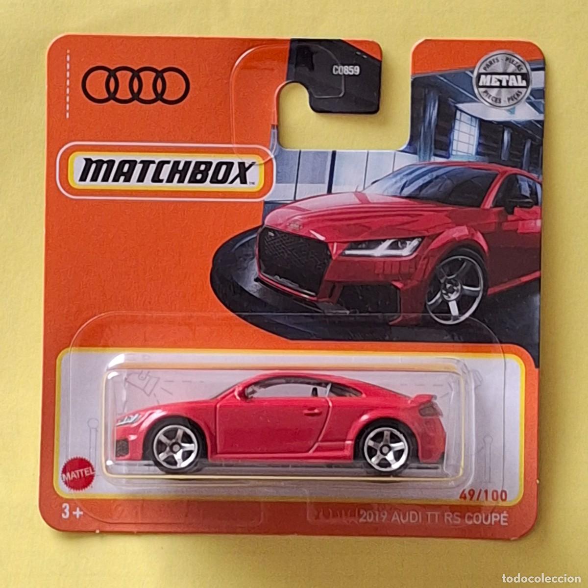 Coches a escala Matchbox: MATCHBOX 2022 49/100 - 2019 AUDI TT RS COUPE - NUEVO EN BLISTER - ESCALA 1:64