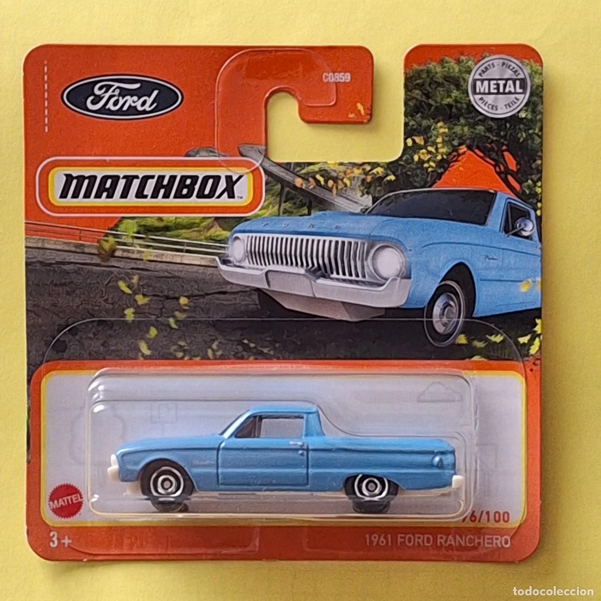 Coches a escala Matchbox: MATCHBOX 2021 96/100 - 1961 FORD RANCHERO - NUEVO EN BLISTER - ESCALA 1:64