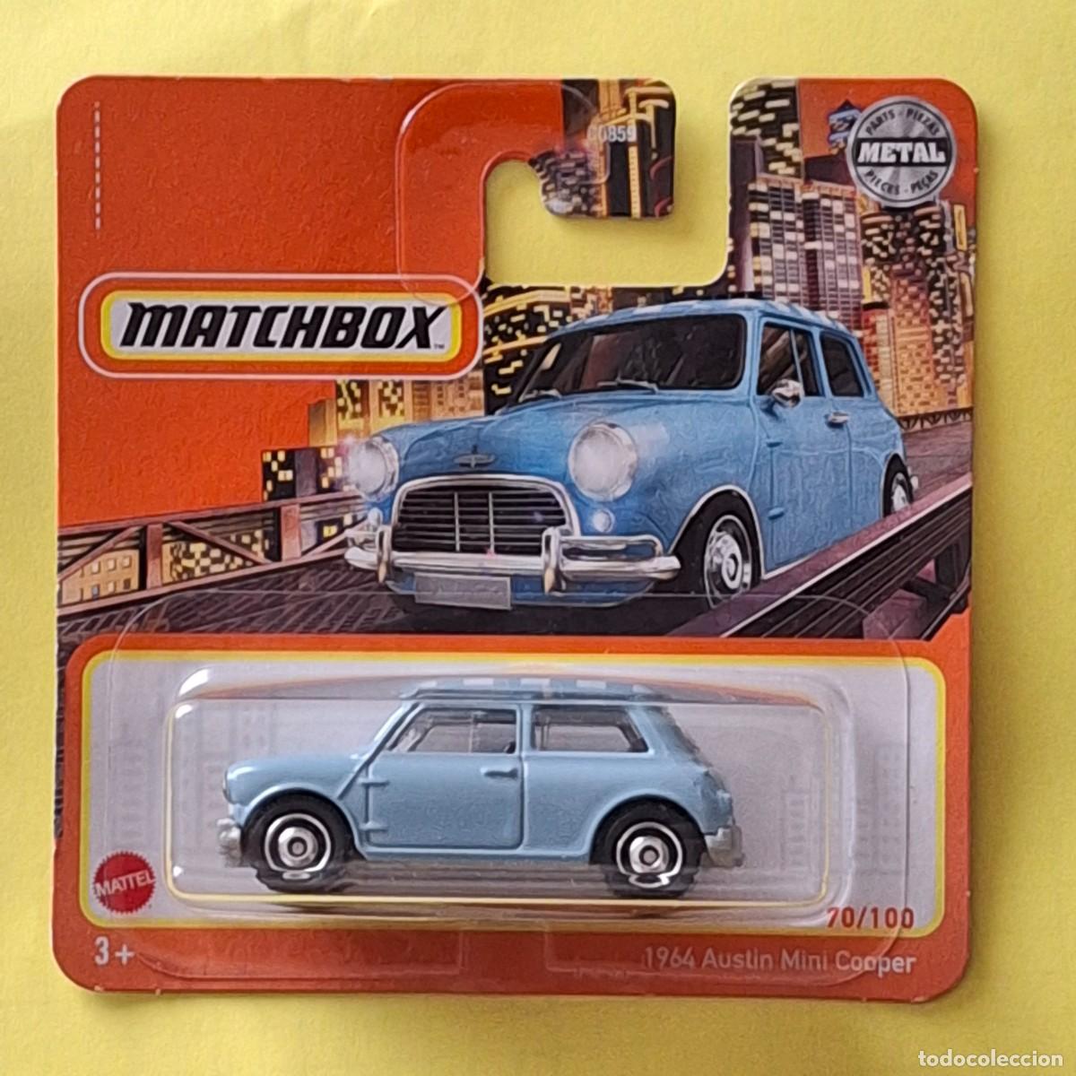 Carros em escala Matchbox: MATCHBOX 2021 70/100 - 1964 AUSTIN MINI COOPER - NUEVO EN BLISTER - ESCALA 1:64