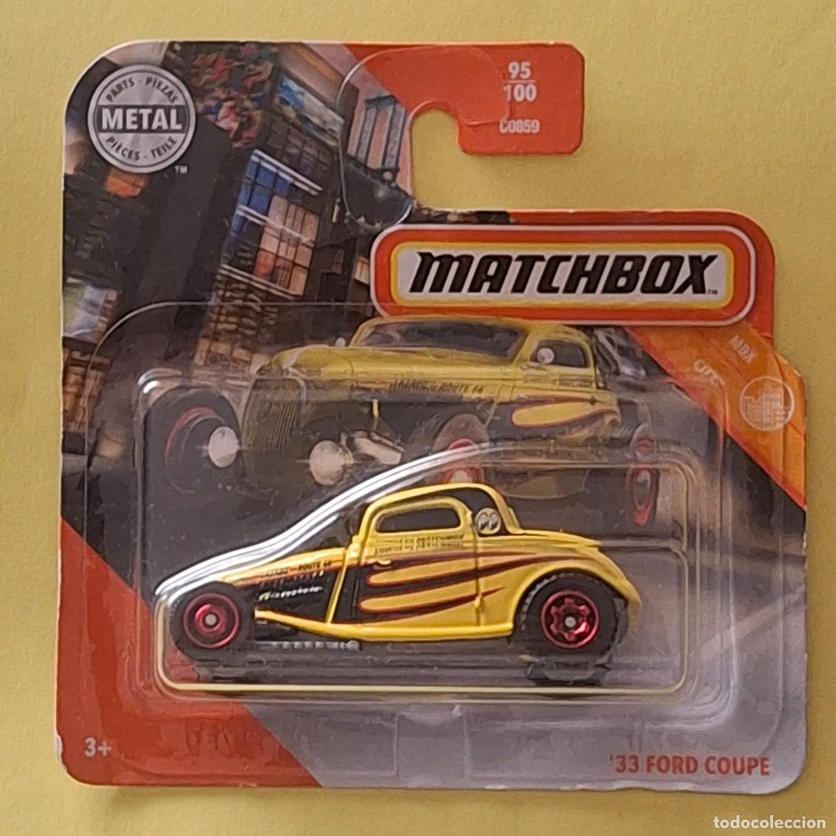 Coches a escala Matchbox: MATCHBOX 2020 95/100 - &acute;33 FORD COUPE - NUEVO EN BLISTER - ESCALA 1:64