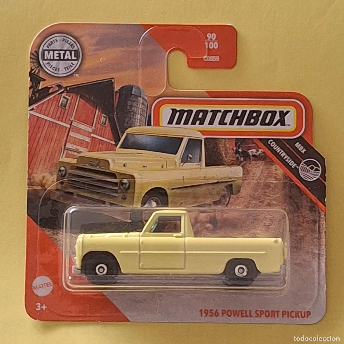 Coches a escala Matchbox: MATCHBOX 2020 90/100 - 1956 POWELL SPORT PICKUP - NUEVO EN BLISTER - ESCALA 1:64