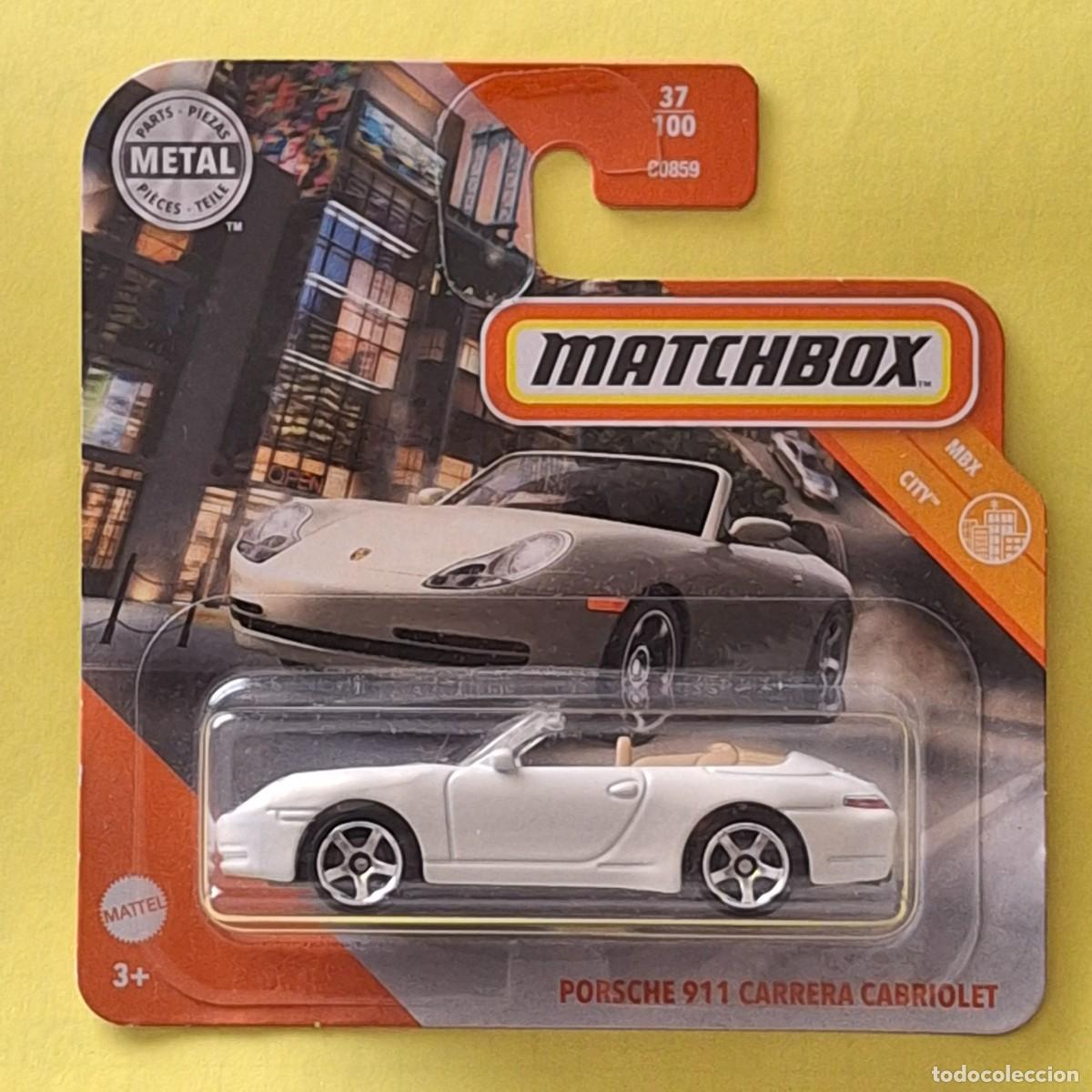 Coches a escala Matchbox: MATCHBOX 2020 37/100 - PORSCHE 911 CARRERA CABRIOLET CABRIO - NUEVO EN BLISTER - ESCALA 1:64
