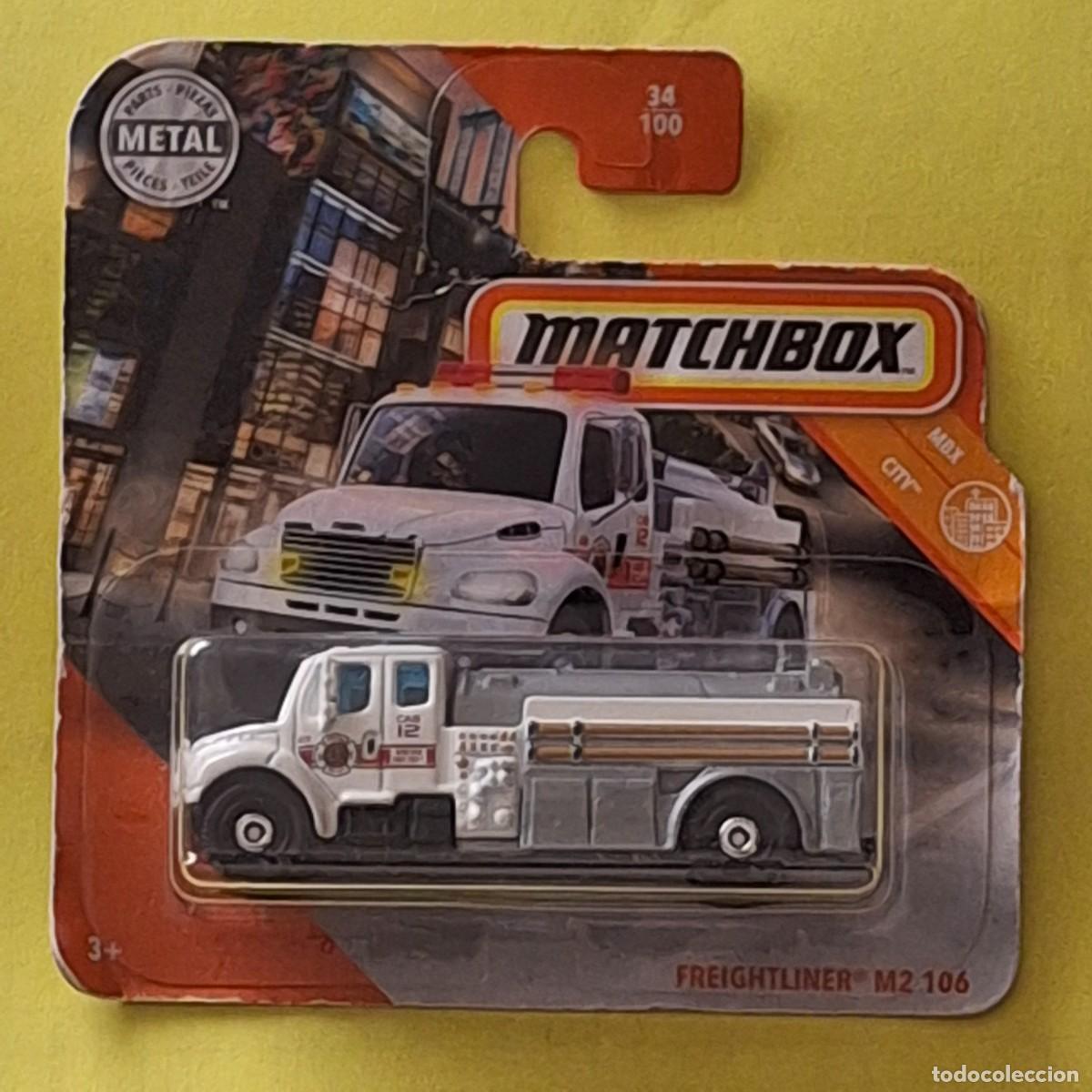 Coches a escala Matchbox: MATCHBOX 2020 34/100 - FREIGHTLINER M2 106 CAMION - NUEVO EN BLISTER - ESCALA 1:64