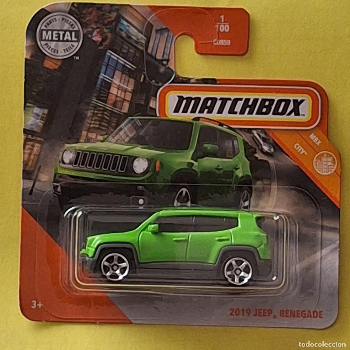 Coches a escala Matchbox: MATCHBOX 2020 1/100 - 2019 JEEP RENEGADE - NUEVO EN BLISTER - ESCALA 1:64
