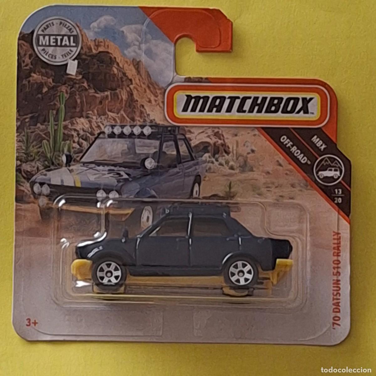 Coches a escala Matchbox: MATCHBOX 2019 73/100 - &acute;70 DATSUN 510 RALLY - NUEVO EN BLISTER - ESCALA 1:64