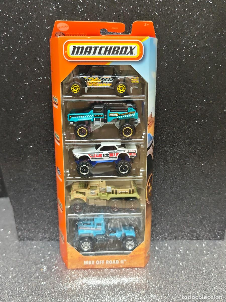 Coches a escala Matchbox: PACK DE 5 COCHES MATCHBOX MBX OFF-ROAD II 2025 | FORD MUDSTANGER | TORQUE TITAN | FSB