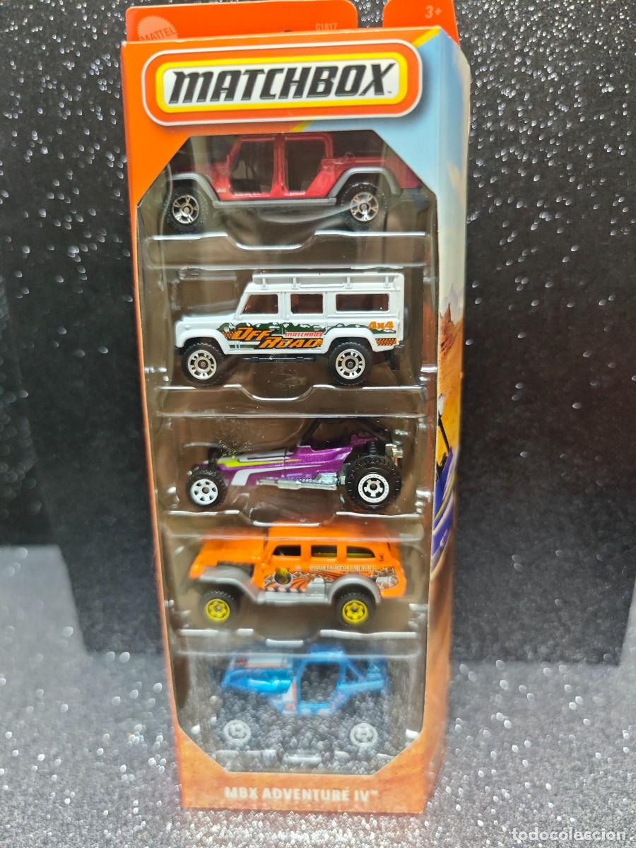 Coches a escala Matchbox: PACK DE 5 COCHES MATCHBOX MBX ADVENTURE IV I